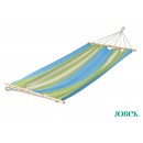 Hamac Kolor Jobek vert bleu &eacute;cru - 100x300 cm