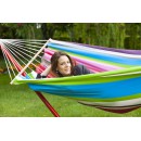Hamac graphik Magnifico Jobek 300 cm toile 140x200 cm barre bois 78.5 cm
