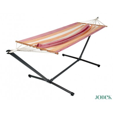 Support hamac avec toile latina orange Jobek