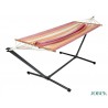 Support hamac avec toile latina orange Jobek