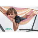Support hamac avec toile latina orange Jobek