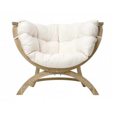 Fauteuil Siena Uno Amazonas - écru
