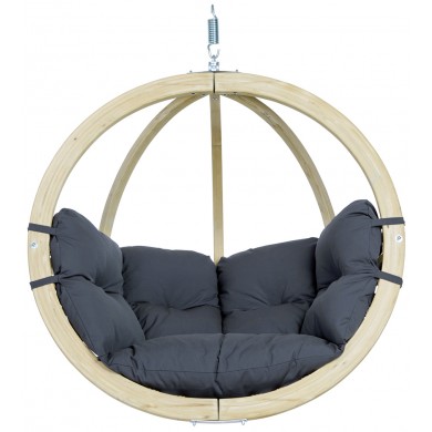Fauteuil suspendu Globo Chair anthracite sans support