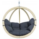 Fauteuil suspendu Globo Chair anthracite sans support