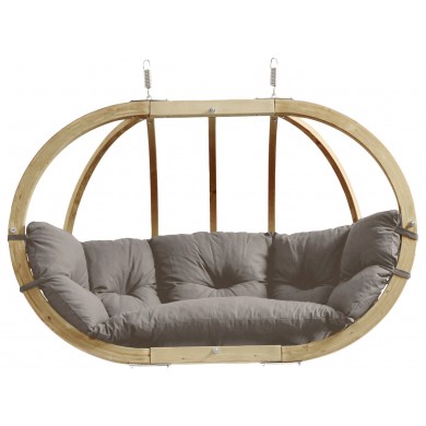 Fauteuil suspendu Globo Royal Chair taupe sans support