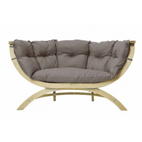 Fauteuil suspendu : Canap&eacute; Siena Duo Amazonas - Taupe