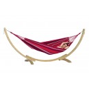 Set compos&eacute; d&rsquo;un hamac Salsa et d&rsquo;un support bois Apollo Amazonas