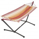 Support hamac avec toile latina orange Jobek