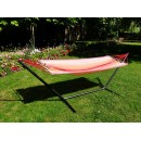 Support hamac avec toile latina orange Jobek