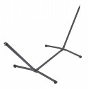 Set hamac support m&eacute;tal anthracite avec hamac Magnifico 140x300 cm