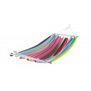 Set hamac support m&eacute;tal anthracite avec hamac Magnifico 140x300 cm