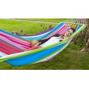 Set hamac support m&eacute;tal anthracite avec hamac Magnifico 140x300 cm