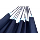 Set hamac Week-end Jobek support bois klass350 hamac kocon Marine 140x340 cm