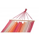 Hamac Kolor Jobek orange &eacute;cru rouge - 100x300 cm