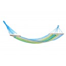 Hamac Kolor Jobek vert bleu &eacute;cru - 100x300 cm