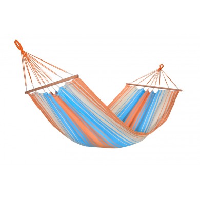 Hamac Kolor Jobek orange bleu 100x300 cm