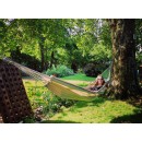 Hamac Kocon Jobek sans barre bois coloris Taupe 140x340 cm