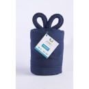 Hamac Kocon Jobek sans barre bois coloris Marine 140x340 cm