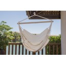 Chaise Hamac trankil Jobek coloris &eacute;cru 110x140 cm