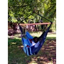 Chaise Hamac Konfort Jobek toile molletonn&eacute;e coloris Caraibes