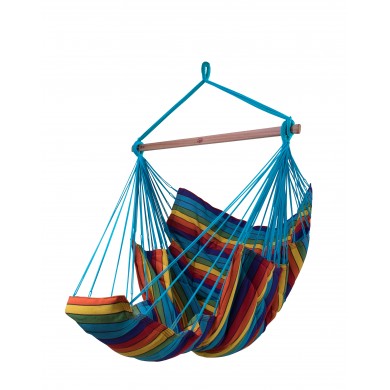 Chaise Hamac Konfort Jobek toile molletonnée coloris Multicolore