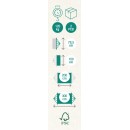 Set hamac support m&eacute;tal hamac Kolor 100x300cm barre bois multicolore