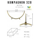 Support bois pour hamac Kompagnon 320 Jobek