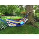 Hamac Kolor Jobek bleu or- 100x300 cm