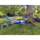 Hamac Kolor Jobek bleu or- 100x300 cm