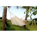 Hamac Kocon Jobek sans barre bois coloris Ecru 140x340 cm