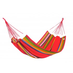 Hamac : Hamac Kocon Jobek sans barre bois coloris Ara Macao 340 cm Toile 140x200 cm