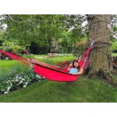 Hamac Kocon Jobek sans barre bois coloris Ara Macao 140x340 cm
