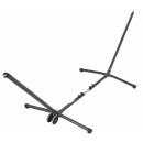 Set hamac support m&eacute;tal Anthracite avec hamac Fortaleza 140x300 cm