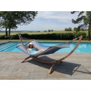 Set Eskapade support bois Kompagnon 320 avec hamac 125x200cm Jobek