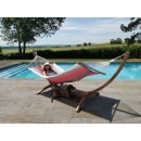 Set Eskapade support bois Kompagnon 320 avec hamac 125x200cm Jobek