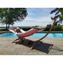 Set Eskapade support bois Kompagnon 320 avec hamac 125x200cm Jobek