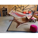 Set Eskapade support bois Kompagnon 320 avec hamac 125x200cm Jobek