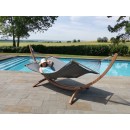 Set Eskapade support bois Kompagnon 320 avec hamac 125x200cm Jobek