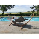 Set Eskapade support bois Kompagnon 320 avec hamac 125x200cm Jobek