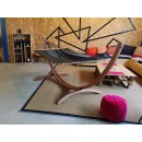 Set Eskapade support bois Kompagnon 320 avec hamac 125x200cm Jobek