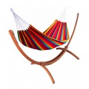 Set hamac Week-end Jobek support bois klass350 hamac kocon 140x340 cm