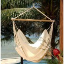 Chaise Hamac trankil Jobek coloris &eacute;cru 110x140 cm