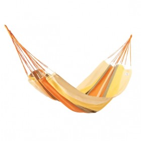 Hamac : Hamac Kocon Jobek sans barre bois coloris Kumquat 340 cm Toile 140x200 cm