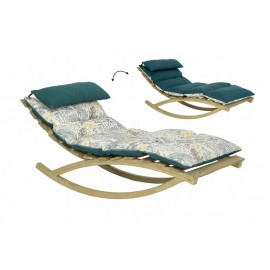 Rocking Lounger Floral  173 x 72 x 72 cm  Amazonas
