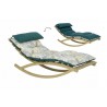 Rocking Lounger Floral  173 x 72 x 72 cm  Amazonas