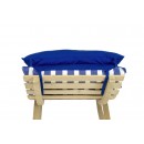 Rocking Lounger Navy 173 x 72 x 72 cm  Amazonas