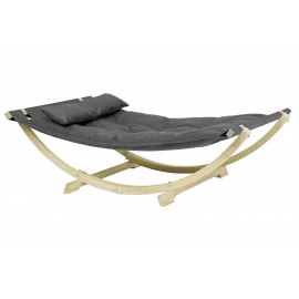 Lit Lounge Bed Anthracite Amazonas 230 x 68 x 141 cm