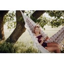 Hamac Amazonas Rio Bordeaux toile de 250 x 160 cm longueur  360 cm