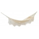 Hamac XXL Rio Boho Ecru toile 250 x 160 cm longueur  360 cm