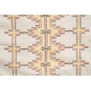Hamac Palacio Boho &eacute;cru Amazonas toile 240 x 160 cm longueur 360 cm barre bois 140 cm